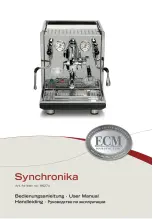 Preview for 1 page of ECM Manufacture Synchronika User Manual