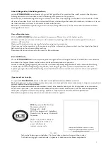 Preview for 2 page of ECM Manufacture Synchronika User Manual