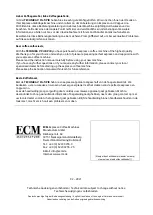 Preview for 2 page of ECM Manufacture Technika V Profi PID User Manual