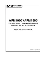 Предварительный просмотр 1 страницы ECM afm1000 Instruction Manual