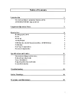 Preview for 3 page of ECM afm1000 Instruction Manual