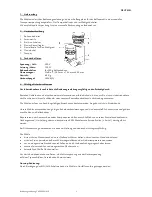 Preview for 4 page of ECM Casa Speciale Instruction Manual