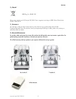 Preview for 11 page of ECM Casa Speciale Instruction Manual