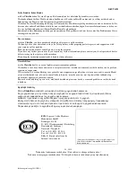 Preview for 2 page of ECM ClassikaII Instruction Manual