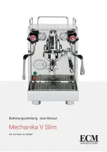 ECM Mechanika V Slim User Manual preview