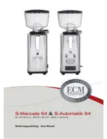 Предварительный просмотр 1 страницы ECM S-Automatik 64 User Manual