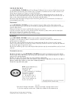 Preview for 2 page of ECM Technika IV Instruction Manual