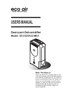 Preview for 1 page of Eco Air ECO-DD122 MK4 User Manual