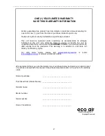 Предварительный просмотр 17 страницы Eco Air ECO120SD User Manual