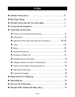 Preview for 4 page of Eco Air ECO20LDK User Manual