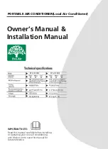 Предварительный просмотр 1 страницы Eco Air EPA-12CRN8 Owner'S Manual & Installation Manual