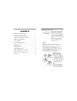 Предварительный просмотр 2 страницы Eco Air Nouveau ECO930SDN User Manual