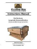 Предварительный просмотр 1 страницы Eco Bee Box Bee Sanctuary Instruction Manual