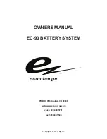 Preview for 1 page of ECO Charger EC-90 Owner'S Manual