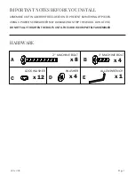 Предварительный просмотр 2 страницы Eco-Chic ZOLA Instructions Manual