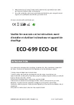 Предварительный просмотр 21 страницы Eco-De ECO-699 Instruction Manual