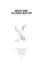 Предварительный просмотр 28 страницы Eco-De ECO-808 X-BIKE TOP User Manual