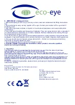 Preview for 12 page of Eco-Eye Smart 3pA Series Set Up And Operating Instructions Manual