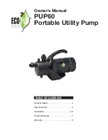 Preview for 1 page of Eco-Flo PUP60 Owner'S Manual