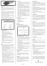 Preview for 1 page of Eco Heat Eco Heat 1MS500W2 User Manual