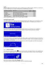 Preview for 138 page of Eco Heating Systems CB 105 HW Installation, Service And User Manual