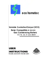 Eco Hometec EC 16kW User Instructions preview