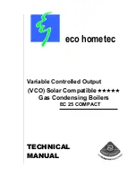 Eco Hometec EC 25 COMPACT Technical Manual preview