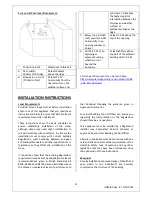 Предварительный просмотр 11 страницы Eco-ideal CVSECI05FM Instructions For Installation/Operation/Maintenance/Servicing