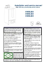 Preview for 1 page of Eco-King HWB-299 Installation And Service Manual