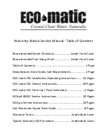 ECO-MATIC ESC 16 Operating Instructions Manual preview