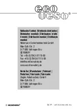 Preview for 44 page of eco mesh EM49E Operating Instructions Manual