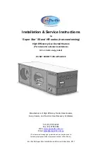 Предварительный просмотр 1 страницы Eco Pacific Super Star SS Series Installation & Service Instructions Manual