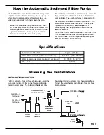 Preview for 4 page of Eco Pure EP-ASF1 Installation And Operation Manual