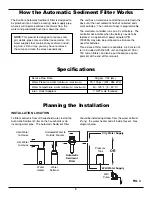 Preview for 5 page of Eco Pure EP-ASF15 Installation And Operation Manual