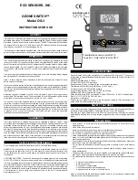 ECO Sensors OS-3 Instructions For Use предпросмотр