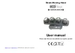 Предварительный просмотр 1 страницы Eco Stage 4x32W CW-WW LED User Manual