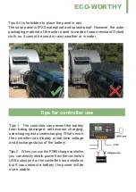 Preview for 9 page of ECO-WORTHY 120W Foldable Solar Panel Charger User Manual