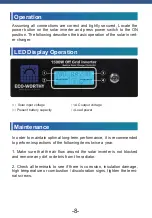 Preview for 10 page of ECO-WORTHY CSP1500 User Manual