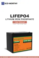 ECO-WORTHY LIFEPO4 12V 100Ah User Manual preview