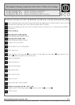 Предварительный просмотр 8 страницы Eco EF (24V) Assembly Instruction Manual