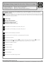 Предварительный просмотр 6 страницы Eco EF TS-31 Assembly Instruction Manual