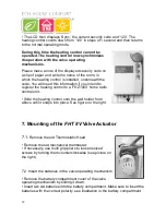 Предварительный просмотр 12 страницы Eco EHC-FH02 Installation And User Manual