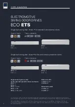 Preview for 2 page of Eco ETS Series Manual