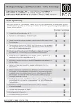 Предварительный просмотр 13 страницы Eco FSA EFR 51 B Assembly Instruction Manual