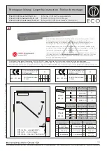 Eco FSA EFR TS-31 Assembly Instructions Manual preview