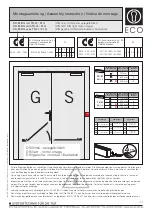 Предварительный просмотр 1 страницы Eco SR-EF BG TS-31 G Assembly Instruction Manual