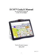 Eco Unity Instruction Manual preview