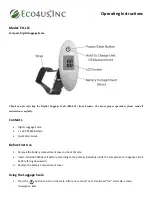 Eco4us EH-LS1 Operating Instructions preview