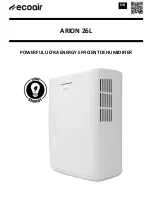 Preview for 1 page of Ecoair ARION 26L Manual