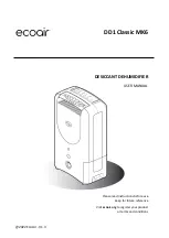 Предварительный просмотр 1 страницы Ecoair DD1 CLASSIC MK6 User Manual